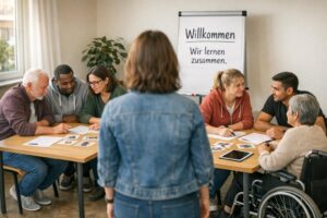 Sprache verbindet – Ehrenamtliche für Projekt „Sprache schafft Teilhabe“ gesucht